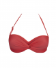 Haut de maillot de bain bandeau coque ANTIGEL LA STARLETTE STAR CORAIL