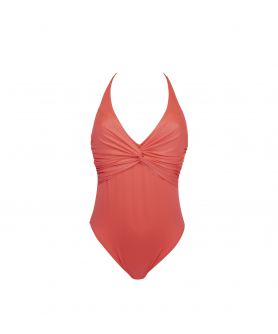 Maillot de bain une pièce nageur maintien ANTIGEL LA STARLETTE STAR CORAIL