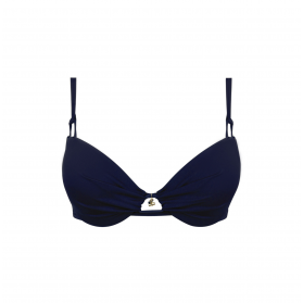 Haut de maillot de bain coque LISE CHARMEL SUBLIME DRAPE MARINE SUBLIME