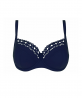 Haut de maillot de bain corbeille bonnet profond LISE CHARMEL AJOURAGE COUTURE BLEU CRYSTAL