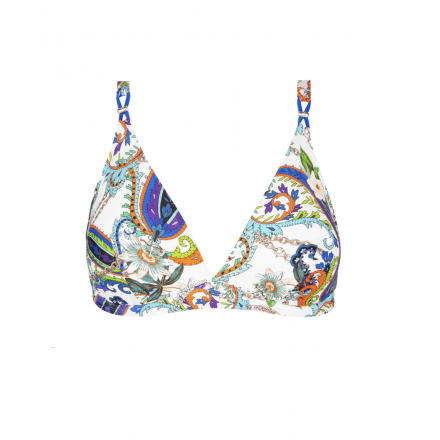 Haut de maillot de bain triangle armatures LISE CHARMEL ODYSSEE CASHMER BLEU CASHMER