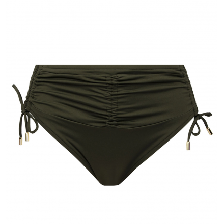 Slip de bain coulissant LISE CHARMEL SUBLIME DRAPE KAKI PIPING