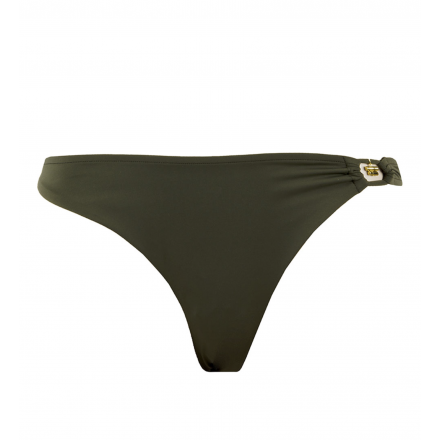 Slip de bain séduction LISE CHARMEL SUBLIME DRAPE KAKI PIPING