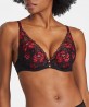 Soutien-gorge push-up foulard AUBADE MELODIE D'ETE BLACK CHERRY