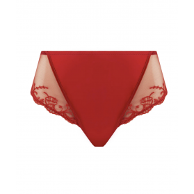 Slip haut LISE CHARMEL SPLENDEUR SOIE SPLENDEUR ROUGE