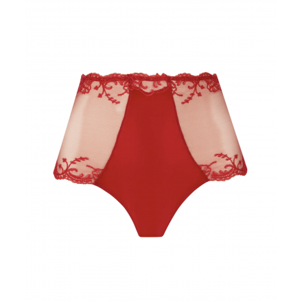 Shorty haut LISE CHARMEL SPLENDEUR SOIE SPLENDEUR ROUGE