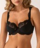 Soutien-gorge corbeille maille Thalia - Noir