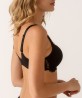 Soutien-gorge coque push plongeant EMPREINTE THALIA NOIR