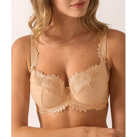 Soutien-gorge corbeille maille Thalia - Caramel