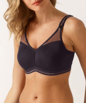 Soutien-gorge de sport Initiale - Gris intense
