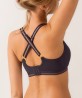 Soutien-gorge de sport Initiale - Gris intense