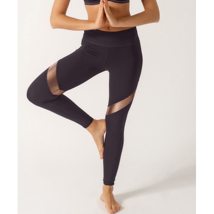 Leggings de sport EMPREINTE INITIALE GRIS INTENSE