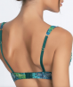 Soutien-gorge corbeille LISE CHARMEL GRACE AQUATIQUE FLORAL AQUA