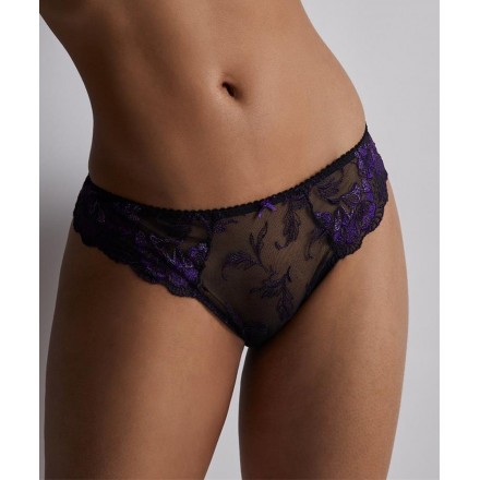 Slip italien AUBADE A FLEUR DE TOI DARK ORCHID