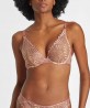 Soutien-gorge triangle push-up AUBADE SENSORY ILLUSION SILK ROSE