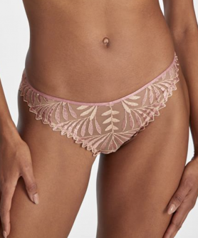 Slip italien AUBADE SENSORY ILLUSION SILK ROSE