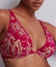 Soutien-gorge triangle plunge AUBADE HOT VIBRATION HOT PINK