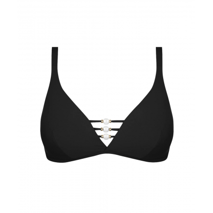 Haut de maillot de bain coque sans armatures LISE CHARMEL PERLES NACREES NOIR