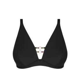 Haut de maillot de bain triangle armatures LISE CHARMEL PERLES NACREES NOIR