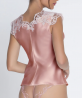 Top en soie LISE CHARMEL SPLENDEUR SOIE SPLENDEUR ROSE