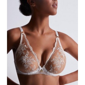 Soutien-gorge triangle AUBADE TRESOR INFINI WHITE WIND