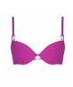 Haut de maillot de bain coque LISE CHARMEL PERLES NACREES TRESSES FUSHIA