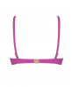 Haut de maillot de bain coque LISE CHARMEL PERLES NACREES TRESSES FUSHIA