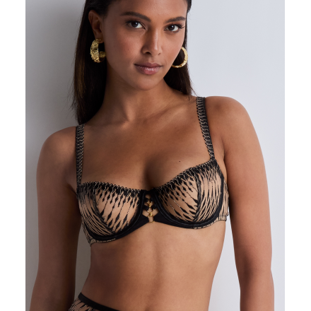 Souiten-Gorge Corbeille COLLECTION AUBADE VOODOO KISS MILLENIUM BLACK