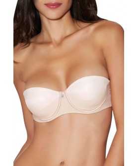 Soutien-gorge bandeau coque AUBADE ONDE SENSUELLE NUE