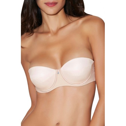 Soutien-gorge bandeau coque AUBADE ONDE SENSUELLE NUE