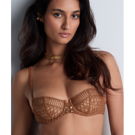 Soutien-Gorge Corbeille COLLECTION AUBADE STARDUST DREAM AMBER GOLD