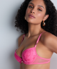Soutien-Gorge Plunge Coque COLLECTION AUBADE RULES OF ATTRACTION EXCITING PINK