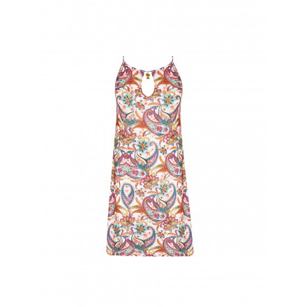 Robe de Plage COLLECTION ANTIGEL LA BAYADERE BLANC FLASHY