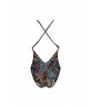 Maillot de Bain Nageur COLLECTION ANTIGEL LA BAYADERE NOIR FLASHY