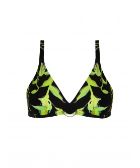 Haut de Maillot de Bain Triangle COLLECTION LISE CHARMEL FLEURS DE NUIT LUCIOLE