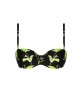 Haut de Maillot de Bain Bandeau Coque COLLECTION LISE CHARMEL FLEURS DE NUIT LUCIOLE