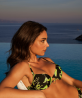 Haut de Maillot de Bain Coque COLLECTION LISE CHARMEL FLEURS DE NUIT LUCIOLE