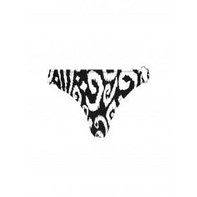 Tanga Haut de Bain COLLECTION ANTIGEL LA BALINAISE IKAT BLANC-NOIR