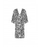 Tunique COLLECTION ANTIGEL LA BALINAISE IKAT BLANC-NOIR