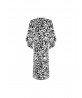 Tunique COLLECTION ANTIGEL LA BALINAISE IKAT BLANC-NOIR