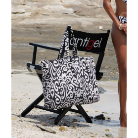 Bag COLLECTION ANTIGEL LA BALINAISE IKAT BLANC-NOIR