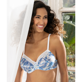 Soutien-Gorge Armatures COLLECTION ANTIGEL PATIO FRAICHEUR BLEU AZUL