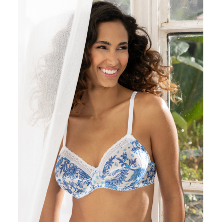 Soutien-Gorge Armatures COLLECTION ANTIGEL PATIO FRAICHEUR BLEU AZUL