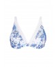 Soutien-Gorge 1/2 Mousse Fantaisie COLLECTION ANTIGEL PATIO FRAICHEUR BLEU AZUL