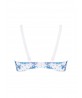Soutien-Gorge Sans Armatures Bien Être COLLECTION ANTIGEL PATIO FRAICHEUR BLEU AZUL