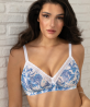 Soutien-Gorge Sans Armatures Bien Être COLLECTION ANTIGEL PATIO FRAICHEUR BLEU AZUL