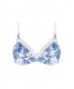 Soutien-Gorge Triangle Armatures COLLECTION ANTIGEL PATIO FRAICHEUR BLEU AZUL