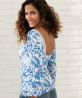 Top Manches Longues COLLECTION ANTIGEL PATIO FRAICHEUR BLEU AZUL