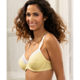 Soutien-Gorge Armature COLLECTION ANTIGEL UN BRIN GARCONNE JAUNE LIQUETTE