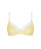 Soutien-Gorge Corbeille Fitting COLLECTION ANTIGEL UN BRIN GARCONNE JAUNE LIQUETTE